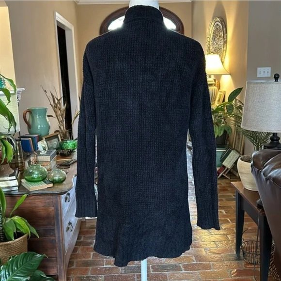BAREFOOT DREAMS - Cozychic Lite Long Weekend Cardi in Black szS - Picture 9 of 15